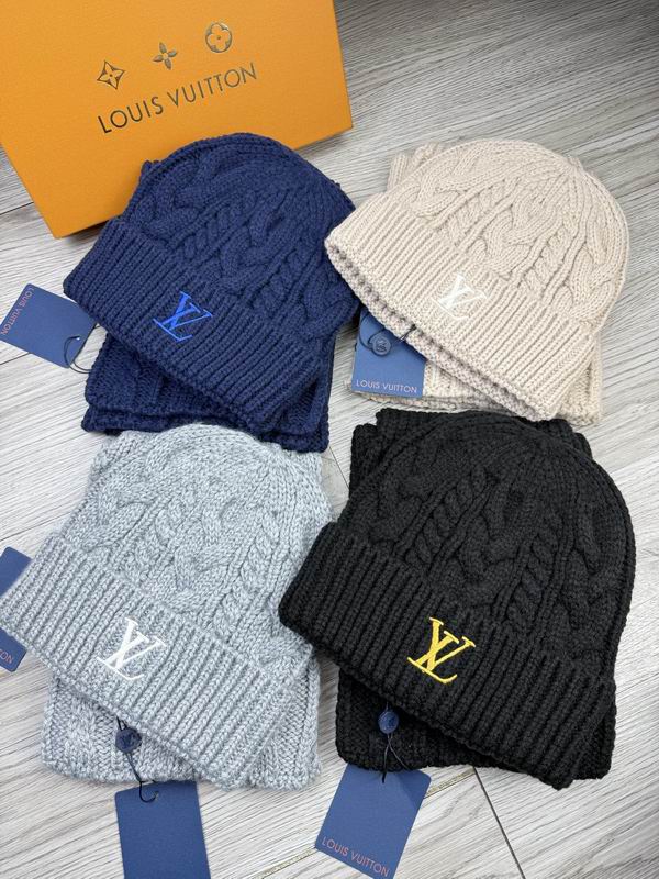 LV Scarf Hat E01